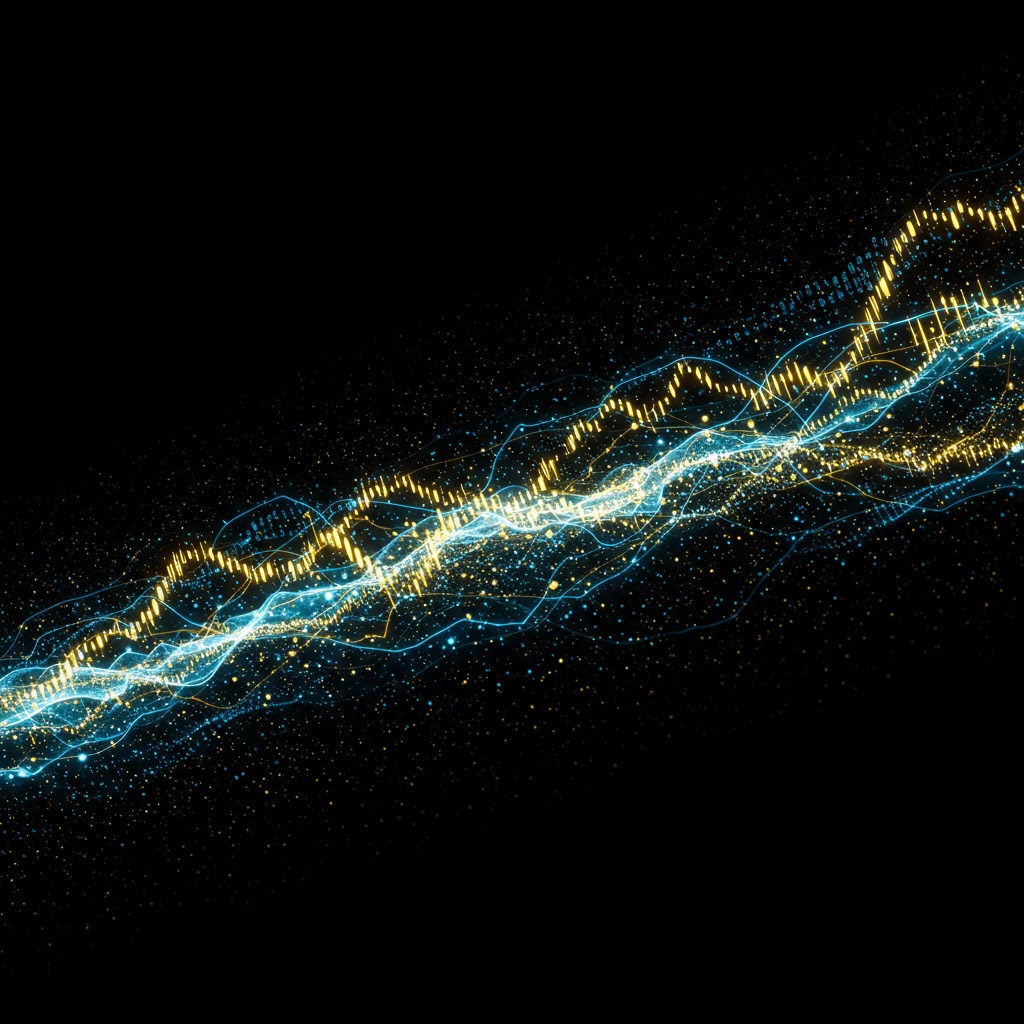 Abstract financial data background